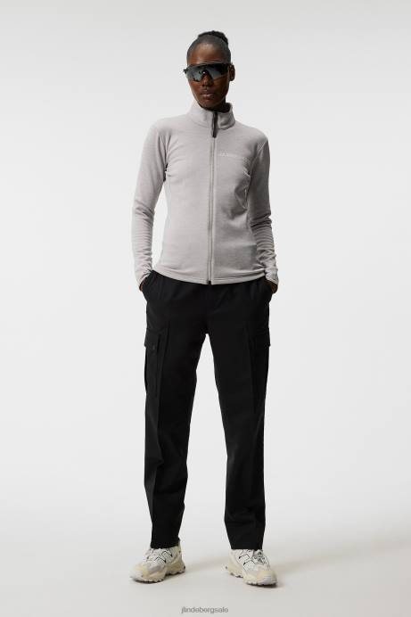 Women J.Lindeberg Light Grey Melange Kati Mid Layer Clothing 8R621862