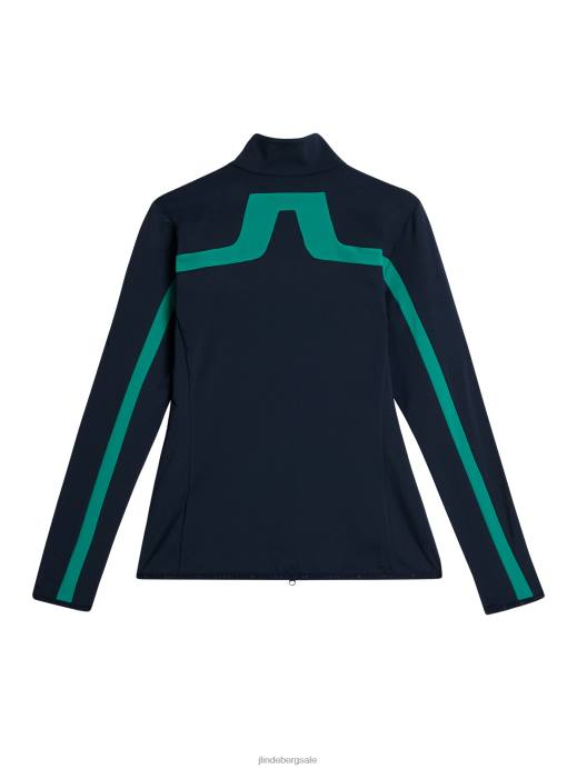 Women J.Lindeberg Navy Seasonal Janice Mid Layer Clothing 8R621797