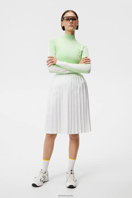 Women J.Lindeberg Patina Green Adia Knitted Sweater Clothing 8R621826