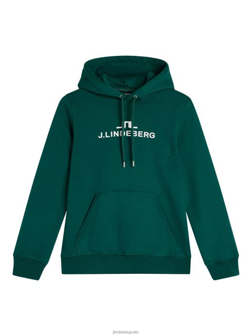 Women J.Lindeberg Rain Forest Alpha Hoodie Clothing 8R621897