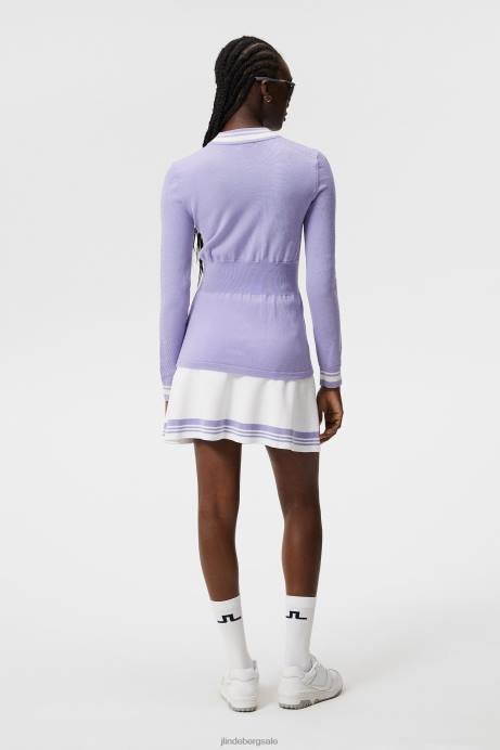 Women J.Lindeberg Sweet Lavender Bree Knitted Sweater Clothing 8R621767