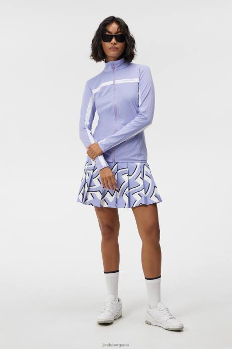 Women J.Lindeberg Sweet Lavender Seasonal Janice Mid Layer Clothing 8R621795