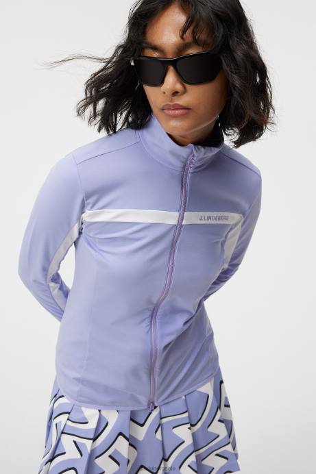 Women J.Lindeberg Sweet Lavender Seasonal Janice Mid Layer Clothing 8R621795