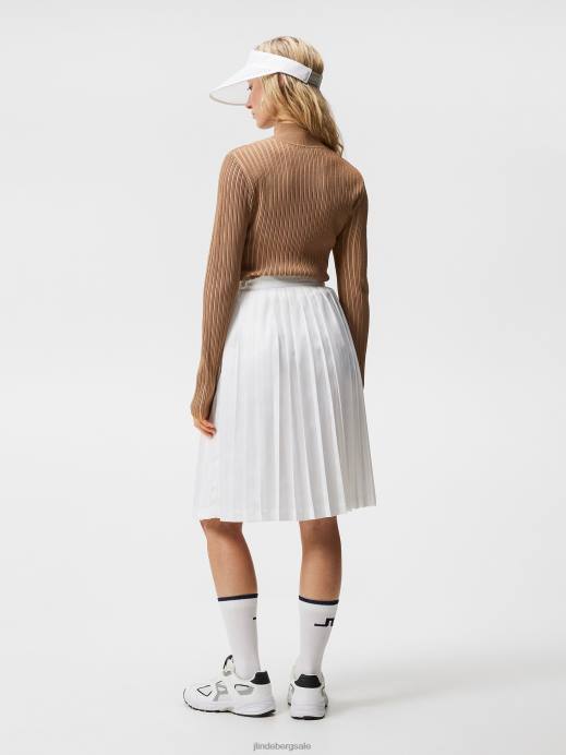 Women J.Lindeberg Tiger Brown Roxy Knitted Sweater Clothing 8R621836