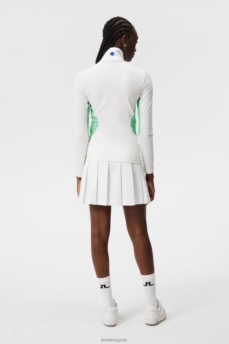 Women J.Lindeberg White Coockies Mid Layer Clothing 8R621800