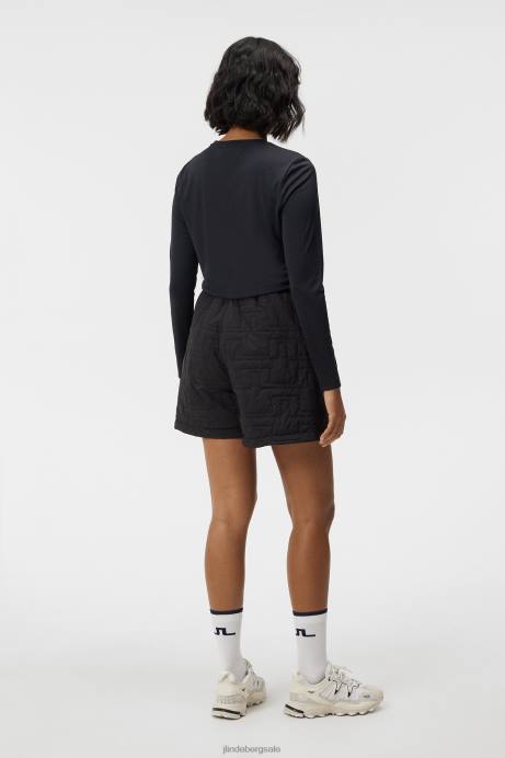 Women J.Lindeberg Black Ada Long Sleeve T-shirt Clothing 8R621326