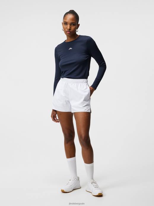 Women J.Lindeberg Navy Ada Long Sleeve T-shirt Clothing 8R621401