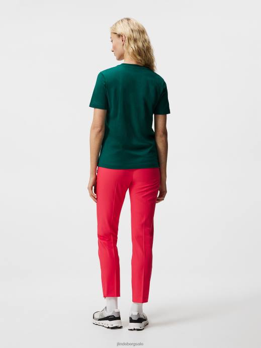 Women J.Lindeberg Rain Forest Alpha T-shirt Clothing 8R621412