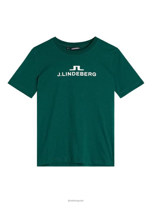 Women J.Lindeberg Rain Forest Alpha T-shirt Clothing 8R621412