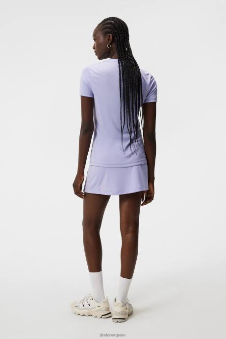 Women J.Lindeberg Sweet Lavender Ada T-shirt Clothing 8R621329