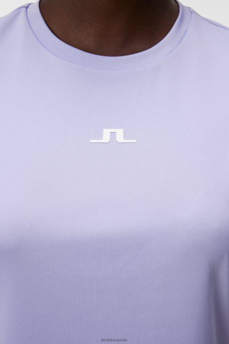 Women J.Lindeberg Sweet Lavender Ada T-shirt Clothing 8R621329