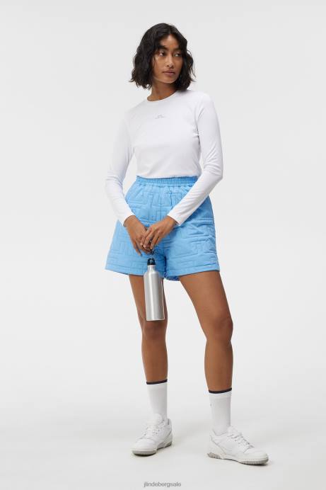 Women J.Lindeberg White Ada Long Sleeve T-shirt Clothing 8R621325