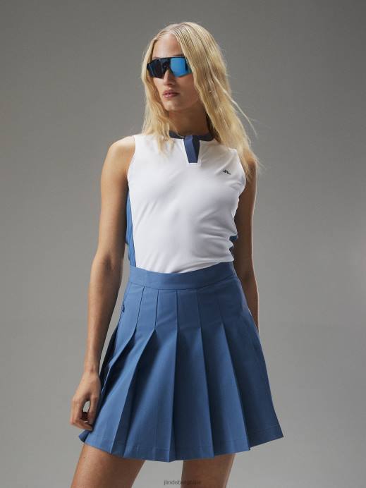 Women J.Lindeberg Blue Horizon Meya Top Clothing 8R621547