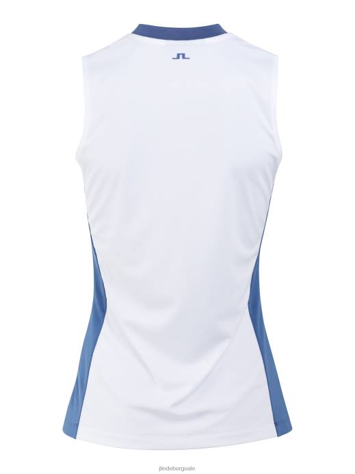 Women J.Lindeberg Blue Horizon Meya Top Clothing 8R621547