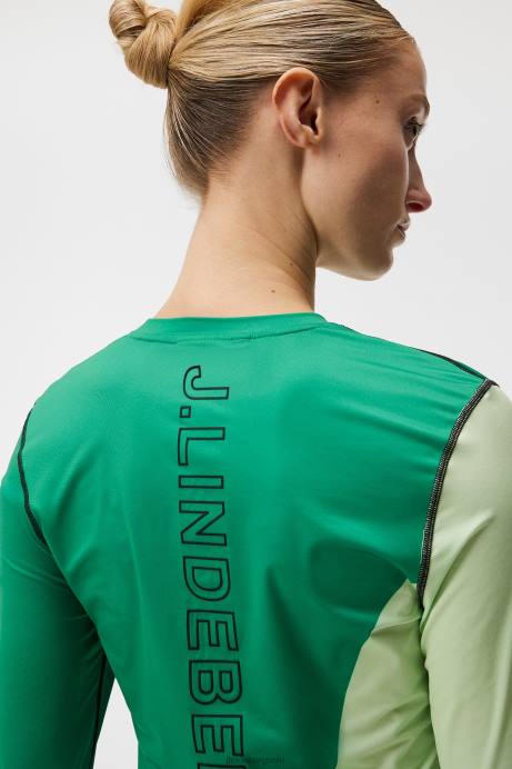 Women J.Lindeberg Bosphorus Swirl Long Sleeve Top Clothing 8R621416