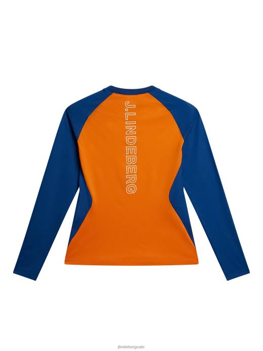 Women J.Lindeberg Exuberance Magnolia Top Clothing 8R621378