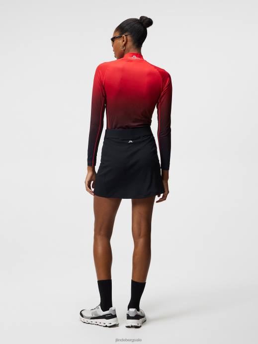 Women J.Lindeberg Fiery Sunset Fade Asa Print Compression Top Clothing 8R621486