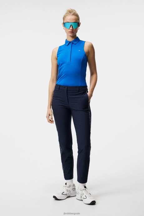 Women J.Lindeberg Lapis Blue Dena Sleeveless Top Clothing 8R621438