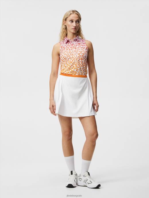 Women J.Lindeberg Leo Reflect Sunset Dena Print Sleeveless Top Clothing 8R621479