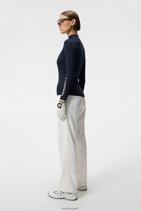 Women J.Lindeberg Navy Asa Compression Top Clothing 8R621485