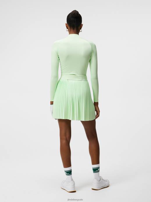 Women J.Lindeberg Patina Green Asa Compression Top Clothing 8R621483