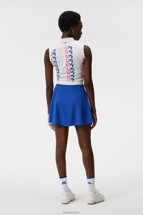 Women J.Lindeberg Pink Painted Bridge Annie Top Clothing 8R621399