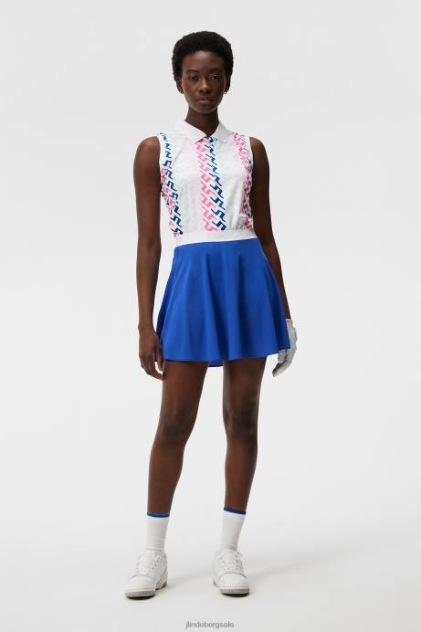 Women J.Lindeberg Pink Painted Bridge Annie Top Clothing 8R621399