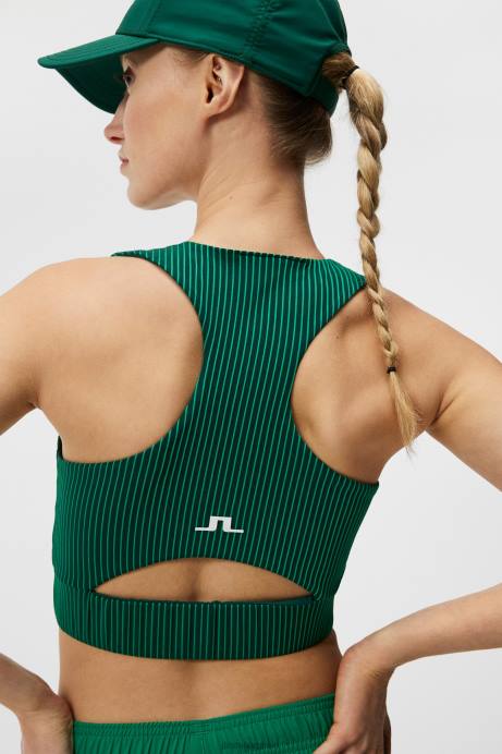 Women J.Lindeberg Rain Forest Penelope Top Clothing 8R621406