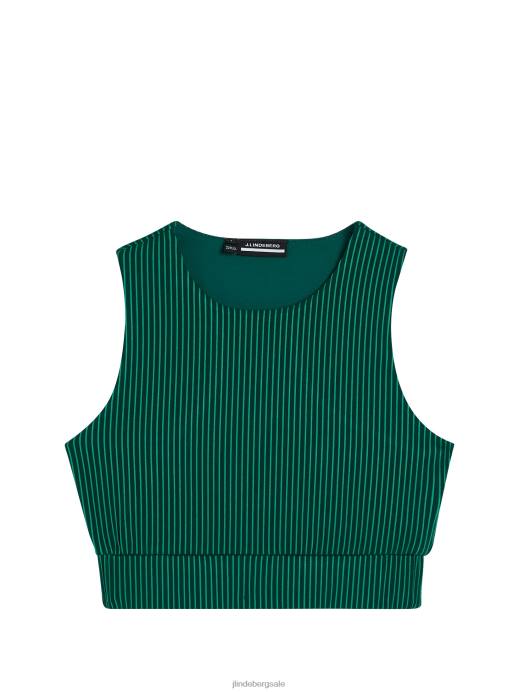 Women J.Lindeberg Rain Forest Penelope Top Clothing 8R621406