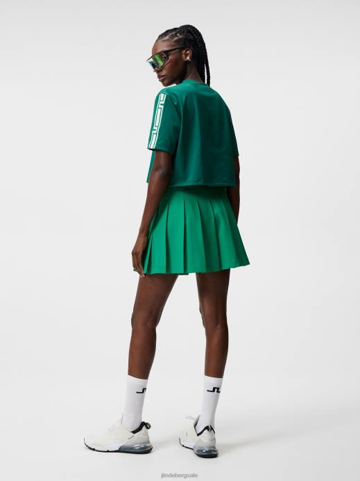 Women J.Lindeberg Rain Forest Phoebe Top Clothing 8R621505