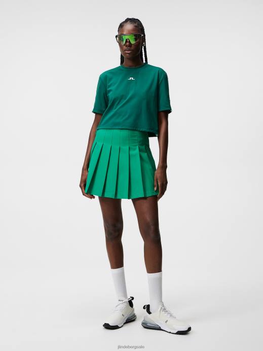 Women J.Lindeberg Rain Forest Phoebe Top Clothing 8R621505