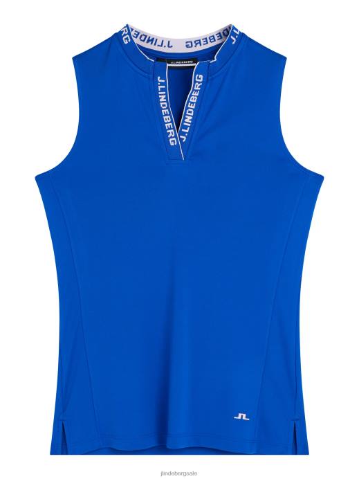 Women J.Lindeberg Surf the Web Leya Sleeveless Top Clothing 8R621394