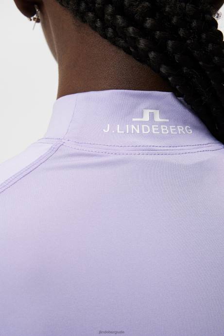 Women J.Lindeberg Sweet Lavender Asa Compression Top Clothing 8R621373