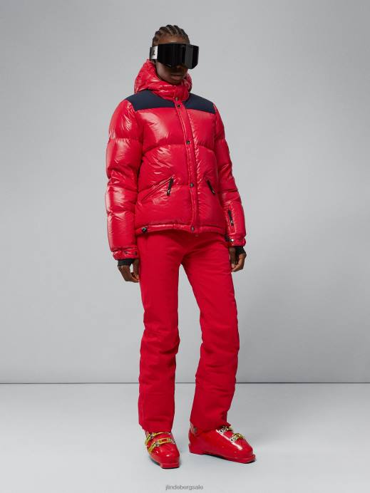 Women J.Lindeberg Barbados Cherry Solar Down Jacket Clothing 8R622037