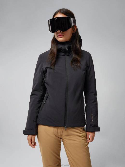 Women J.Lindeberg Black Starling Jacket Clothing 8R622029