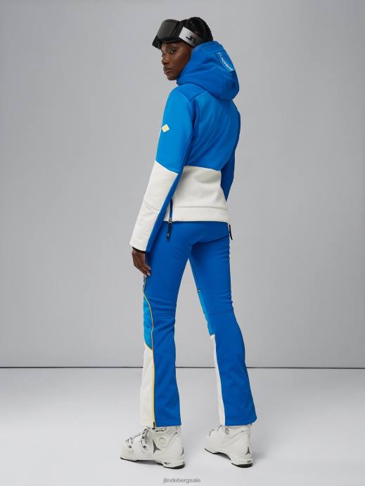 Women J.Lindeberg Nautical Blue Stanford Hybrid Jacket Clothing 8R622043