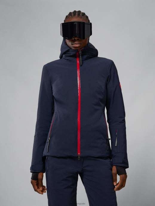 Women J.Lindeberg Navy Halo Jacket Clothing 8R622046