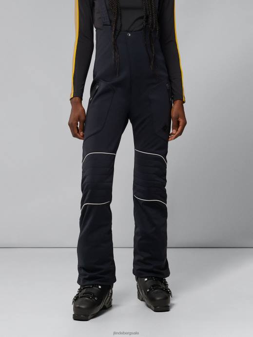 Women J.Lindeberg Black Stanford Pro Bib Pant Clothing 8R622063