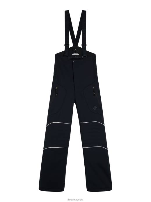 Women J.Lindeberg Black Stanford Pro Bib Pant Clothing 8R622063
