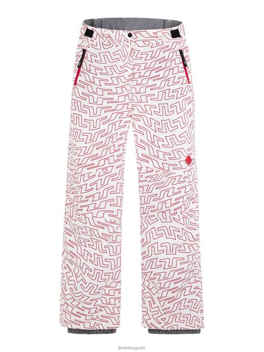 Women J.Lindeberg Bridge Swirl White Isella Print Pant Clothing 8R622054